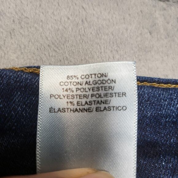 Lucky Brand 410 Athletic Straight Jeans Mens 40x29 Blue Stretch Denim Dark Wash - Picture 5 of 10